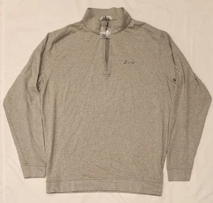 Peter Millar Men's XL Gray Crown Comfort Interlock 1/4 Zip Pullover Royal Fox CC - Picture 1 of 7