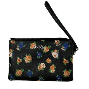 Bracciale Coach in pelle con stampa floreale - Foto 1 di 8