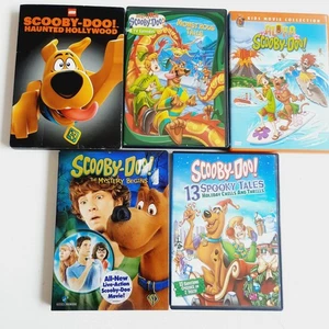 Lot 5 Scooby Doo DVDs Monstrous Spooky Tales Aloha Mystery Begins Haunted Holly - Foto 1 di 12