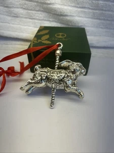 2014 Arthur Court Carousel Bunny Ornament - Picture 1 of 5