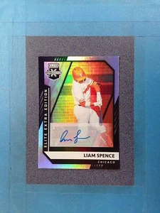 2021 Elite Extra Edition LIAM SPENCE AUTO Chicago Cubs #154 @SR74 - Picture 1 of 2