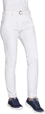 Leiber Damenhose Stretch weiß weiss Arbeitshose Five-Pocket-Form Jeans 08/8271