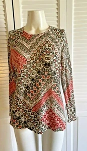 PULLOVER sweater by BULFORD IN MULTI COLORS SIZE M LINEN & COTTON NWOT - Picture 1 of 6