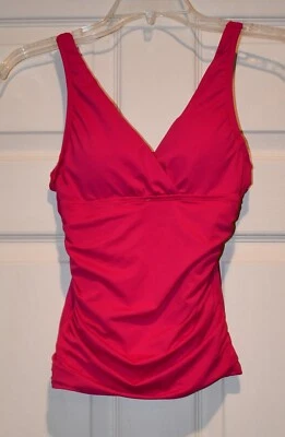 Tankini de natación Ralph Lauren para mujer con control de barriga de orquídea adelgazante talla 2 Foto 1 de 3