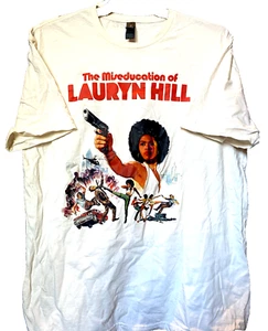 THE MISEDUCATION OF LAUREN HILL: GILDAN T-SHIRT SIZE XL, INCLUDES ALBUM CD - GC. - Picture 1 of 9