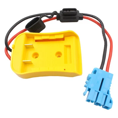 Adaptador Power Wheels para batería Dewalt 20V con conector de arnés de cables compatible Foto 1 de 3