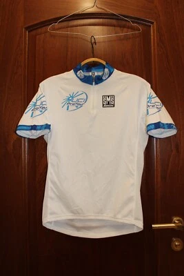 Vintage 2006 SMS Santini Uci Pro Tour White Leader Cycling jersey shirt - size L - Image 1 of 4