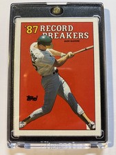 ⚾️⭐️1987 Record Breaker Mark Mcgwire, There Are 4 Misprints On The Card Rare🔥⚾️