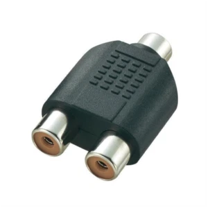 Sdoppiatore RCA da 1 presa a 2 presa audio video tv jack cod. 4130 - Foto 1 di 1