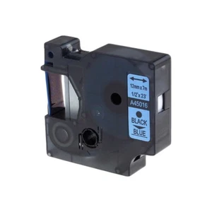 Cinta de etiqueta negra sobre azul para DYMO LabelManager PC2 PnP inalámbrica PnP A45016 - Imagen 1 de 6