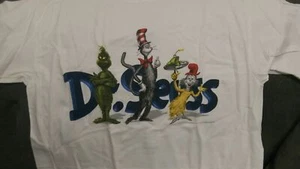 Dr. Seuss NEW (Grinch,Cat In The Hat,Green Eggs Ham) T-Shirt 1999 Youth Large N4 - Picture 1 of 3