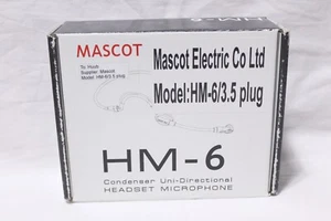 Mascot HM-6 Condenser Uni-Directional Headset Microphone 3.5 plug - Imagen 1 de 2
