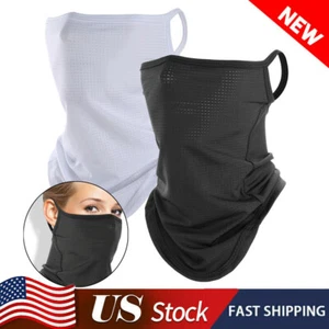 Cooling Face Mask Neck Gaiter Summer UV Protection Thin Sun Hood for Men Women - Picture 1 of 17