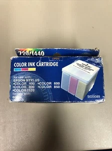 Epson color ink cartridge S020089 for Stylus 400/600 600Q/800 New open box - Picture 1 of 4
