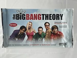 The Big Bang Theory Seasons 3 & 4 Retail Trading Card Pack Unopened 2012 Cyptozo