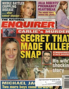 National Enquirer February 24 2004 Carlie Brucia Julia Roberts Michael Jackson - Picture 1 of 1