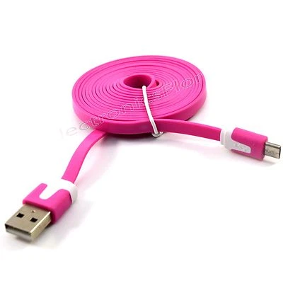 LOT Flat Micro USB Charger Cable Cord Sync For Android Cell Phones  Lot - Image 1 of 4