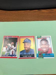 1990 Score Football ANDRE WARE RC #607, #292, 1990T #349 Lions QB (3) Card Lot - Picture 1 of 5