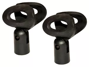 2er Set Mikrofonklammer Mikrofonklemme "flex" für Funkmikrofone incl. Adapter - Bild 1 von 5