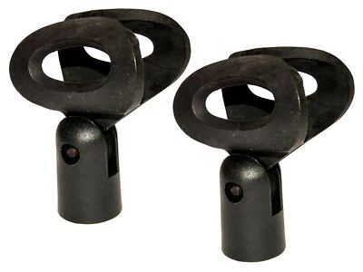 2er Set Mikrofonklammer Mikrofonklemme "flex" Ø 35mm Funkmikrofone incl. Adapter - Bild 1 von 4