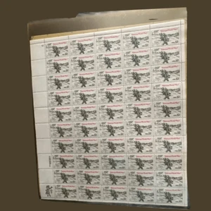 MNH World War I Veterans Issue Sheet of 50 22c Stamps Scott #2154 - Picture 1 of 2