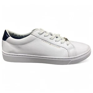 Tommy Hilfiger Women's Essential Leather Sneakers Size 39 (SH2321) - Picture 1 of 1