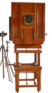 K# BENTZIN 1896 Cámara Madera Antigua 60x60 Museo Sueño Estado 2 metros - Imagen 1 de 12