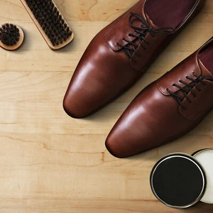 Herren Handarbeit Braun Leder Formelle Kleid Schuhe Schnürung Freizeitkleidung Stiefel - Bild 1 von 6