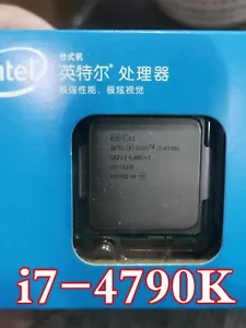 *NEW*Intel Core i7-4790K 4.00 GHz Quad-Core LGA1150 SR219 CPU Processor in box - Picture 1 of 4
