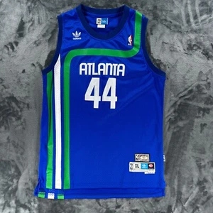 Adidas Basketball Trikot Herren XL Vintage Atlanta Hawks Pistol Pete #44 - Bild 1 von 10