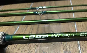 Loop XACT 590 MF 9'0" #5 Line MF 4Pc Tube Bag Used Fly Fishing Rods Carbon - Picture 1 of 21