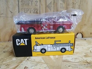 CATERPILLER AMERICAN LAFRANCE FIRE TRUCK DIECAST BANK ERTL 1996 - Picture 1 of 6