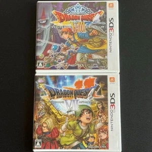 Nintendo 3DS Dragon Quest VII & VIII DQ 7 8 set Japan - Picture 1 of 1