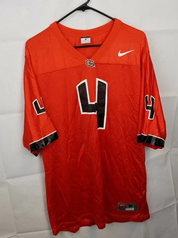 Nike Oregon State Beavers #4 Home Orange Football Jersey NCAA Mens Size Medium Cover