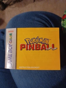 Pokémon Pinball (Nintendo Game Boy Color, 1999) Manual Only - Picture 1 of 2