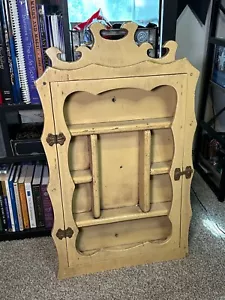 VTG Wood Wall Knick Knack Display Shelf Shadow Box Project 27 inch by 17 inch - Picture 1 of 4