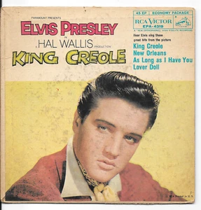 ELVIS PRESLEY King Creole on RCA rock EP 45 with picture sleeve - Picture 1 of 4