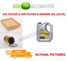 OEM PETROL OIL AIR FILTER KIT + VL 5W30 OIL FOR PEUGEOT 206 SW 1.6 109 2002-04