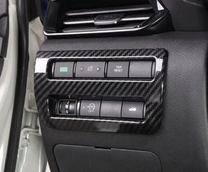 For Nissan Sylphy Sentra 2020-22 Carbon Fiber Headlight Button Frame Cover Trim - Foto 1 di 5