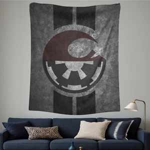 Star Wars Wandbild, Galaktisches Imperium Flagge, Rebellenallianz Dekor, Sci Fi - Bild 1 von 10