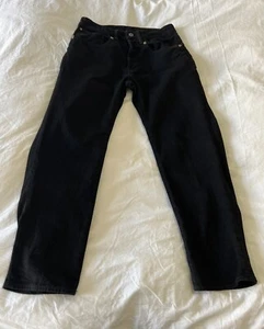 G-STAR 5650 3D Relaxed Tapered Jeans Men's W29 L25 Button Fly Black - Picture 1 of 13