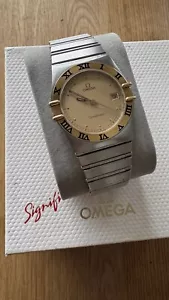 Omega Constellation 1438 18k Gold & Stainless Steel 33mm Box Papers - Picture 1 of 17