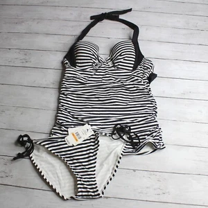 Tommy Bahama Women's Tankini Swim Top Bikini Bottoms Size S UPF 50 Swimsuit Lot - Picture 1 of 12