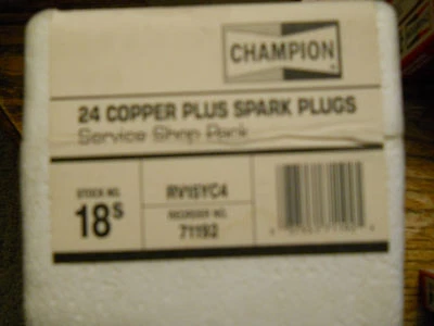 Champion Spark Plugs RV15YC4 - 18s Shop Pack Spark Plugs Part #71192 - 24/Pk - Image 1 of 2