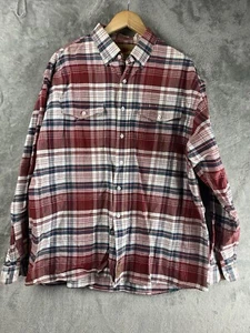 Larry Mahan Hemd Western Cowboy kariert Herren XXL rot weiß Rodeo langarm - Bild 1 von 8