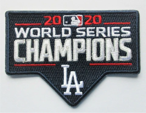 LOT OF (1) LA DODGERS (2020 LA WORLD SERIES CHAMPIONS) EMBROIDERED PATCH F # 59A Cover