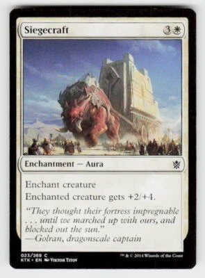 Khans of Tarkir #23 Siegecraft - Image 1 of 2