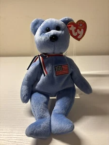 Ty Beanie Baby - America the 9/11 Memorial Bear - Sammlerstück Plüsch im Ruhestand - Bild 1 von 3