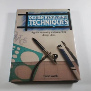 Design Rendering Techniques Drawing Presentation Guide by Powell Hardcover Book - Bild 1 von 4