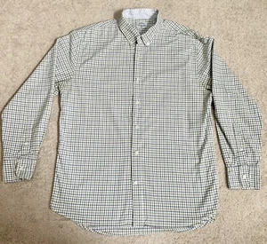 Bonobos Shirt Mens L Made in USA Cotton Long Sleeve Button Up Striped Oxford - Picture 1 of 11